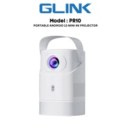 GLINK-PORTABLE ANDROID 13 MINI 4K PROJECTOR WITH REMOTE CONTROL SUP UP TO 140 INCH DUAL BAND