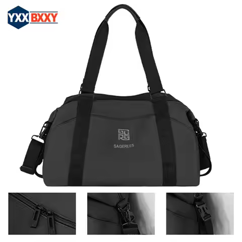 1PCS Gym Bag for Women Men, Crossbody Gym Duffle Bag with Wet Compartment, Carry on Gym Tote Bag for