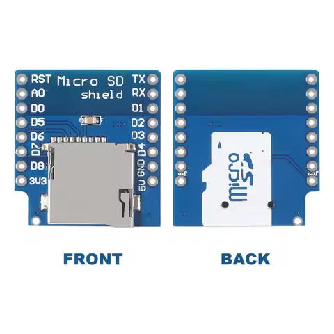 10pcs Micro SD Card Shield D1 Mini TF WiFi ESP8266 Compatible for WeMos D1 Mini TF Card Module