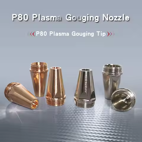 Air Plasma Cutting Nozzle for P80 Plasma Gouging Diameter for Cutting Machine P-80 Air Cooling and E