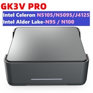 GK3V Mini PC Intel Celeron N5105/N5095/J4125 Alder Lake N95/N100 Mini PC VS minis 12 pro N100 VS minis 12 N95 VS Mini S N5095
