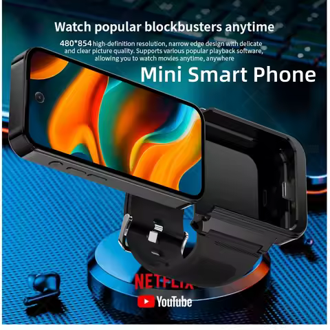 Q333 Mini Smart Watch Phone 256GB ROM Android 12.0 Face Unlock 2000mAh 4G LTE Type-C OTG 3.97‘’ Scre