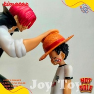 Luffy And Shanks 2 Pcs One Piece Figurine Diskon