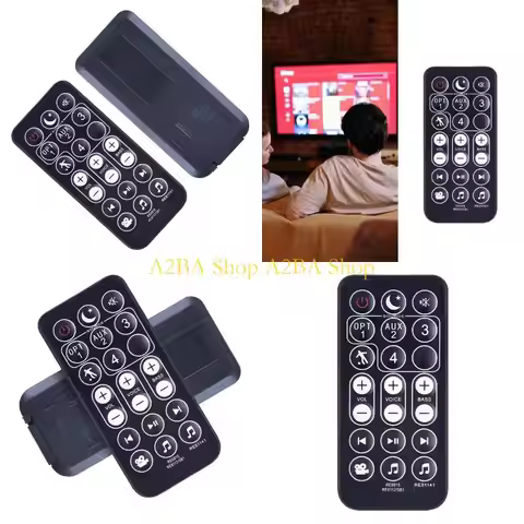 A2BA Upgraded Replacement Remote Control RE69151 Command Bar Soundbar Speaker System ABS Remote for 