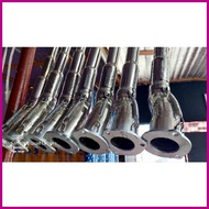 ◵ ♀ ∢ XRM 125 / RS 125 BIG ELBOW PIPE 51MM DAENG SAI4