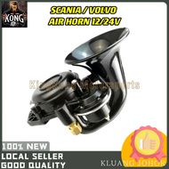 SCANIA / VOLVO AIR HORN 12/24V SUPER LOAD TRUMPET AIR HORN ANGIN WITH ELECTRIC VALVE FLAT FOR AUTO CAR VEHICLE TRUCK