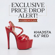 TC PAGEANT HIGH HEELS - KHAJISTA RED HOT HIGH HEELS 6.5 INCHES