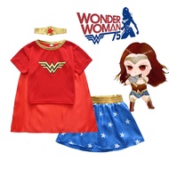 Girl Wonder Woman Cosplay Costume Halloween Girl Marvel Superhero Wonder Woman cos Show