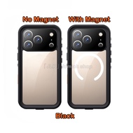 IP68เคสแม่เหล็กกันน้ำสำหรับ iPhone 17 Pro Max 17 Air 17Pro ป้องกัน I17กันฝุ่นป้องกันทุกส่วนของเครื่อ