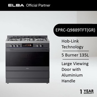 [SECURED DELIVERY] ELBA Mastro Collection Professional Range Cooker EPRC-Q9889TFT(GR) With 135L Elec