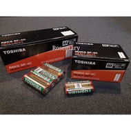 Original Toshiba 2A & 3A Carbon Zinc Battery heavy duty.