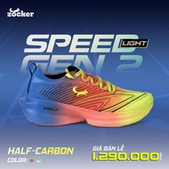 Zocker Speed Light Gen 2 Half Carbon Blue Orange Running Shoes