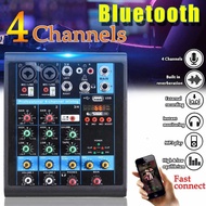 Leory USB Mini Portable Live Audio Mixer Karaoke DJ 4-Channel - B23997