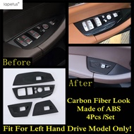 Carbon Fiber Accessories For BMW X3 Ix3 X4 G01 2022 2023 Window Lift / Seat Adjust Button / Dashboar