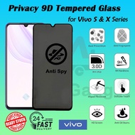 (Vivo X & S Series) Vivo S1/ S1 Pro/ Vivo X50/ X60  Full Clear Matte Privacy Tempered Glass