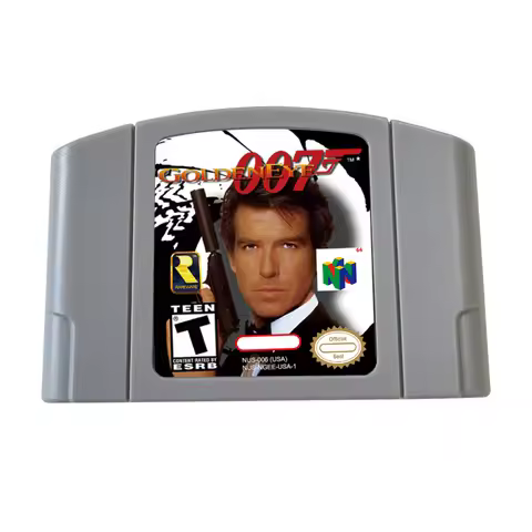 GoldenEye-007 64 Bit Game Cartridge USA NTSC version For 64 Game Consoles