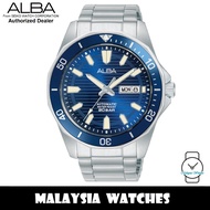 ALBA AL4453X Automatic Blue Dial Mineral Crystal Glass Stainless Steel Case & Strap Watch AL4453 AL4