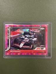 F1 奧利華 貝爾文 Oliver Bearman 哈斯車隊 新秀 限250 2025 Topps Chrome Toyota Gazoo Racing Haas Formula One Team R