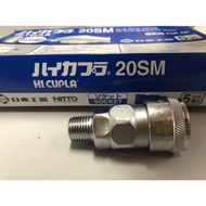 VMSHOPP- [100% ORIGINAL] NITTO PNEUMATIC AIR COUPLER 20,30,40SM