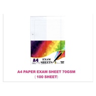 A4 Paper Exam Sheet 70gsm (100 sheet)