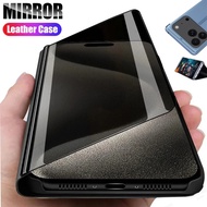 Fashion Mirror Flip Case For iPhone 17 Air 17 16 15 Pro Max 16 15 Plus 16E Standard Cover For iPhone
