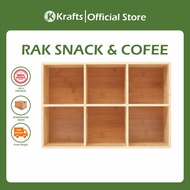[KRAFTS] Snack Rack | Snack Holder, Coffee | Snack Storage Box | Coffee Rack, Snack, Milo