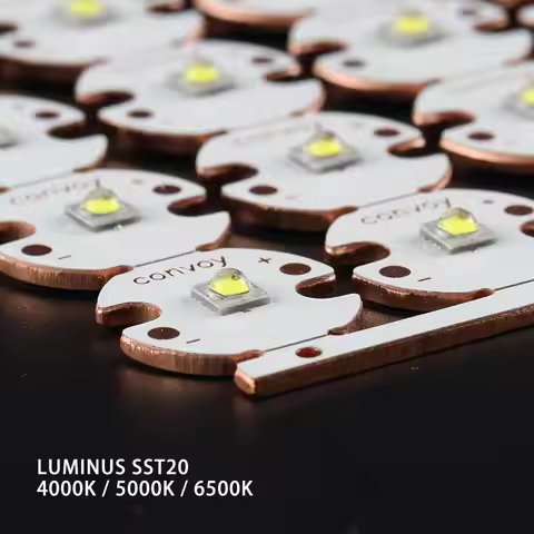 luminus SST20 2700K 4000K 5000K 6500K on 16mm / 20mm DTP copper board