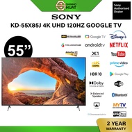 Sony 55 Inch 4K UHD 120Hz Android TV Google TV KD-55X85J HDR Google Play Store Netflix Youtube KD55X
