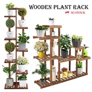 Plant Rack Plant Stand Wooden Plant Self Flower Rack For Indoor Outdoor Multiple Plants - Pine Wood Plant Flower Rack