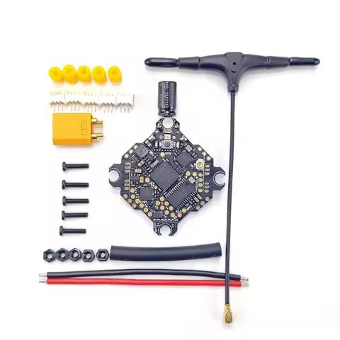 DarwinFPV ExpressLRS ELRS AIO F4 FC FPV Bluejay 2.4G Flight Controller Whoop Betaflight 15A OSD BEC 