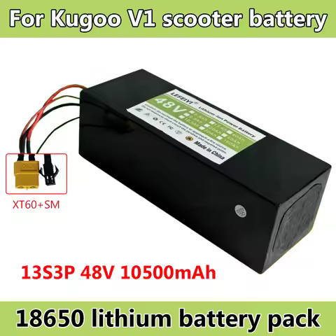 suitable for Kugoo V1 bicycle 48V 10500mAh 18650 rechargeable/lithium-ion battery pack 13S3P batteri