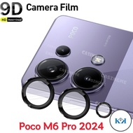KK Poco M6 Pro 2024 Camera Lens Protectors Metal Camera Ring Case for Poco M6Pro M6 PocoM6  Pro Poco