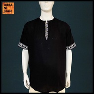 Obra ni Juan Authentic Casual with print  - Black (#1925)