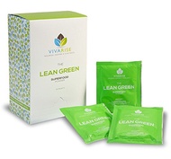 [USA]_VIVARISE Lean Green Superfood Powder  Greens Powder w/ Organic Spirulina, Wheatgrass, Chlorell