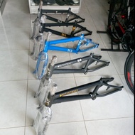 Frame bar + fork BMX alloy v brake or ubrake street mutant bike federal DLX - MUTANT BLACK