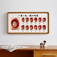 Baby Record Handmade 12th Commemorative Children's Frame Photo Frame First Birthday Gift Month Baby 