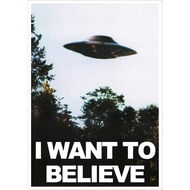 Kopoo X Files I Want to Believe Mulders Office Tv Show Poster, 16" x 24" (40 x 60 cm)