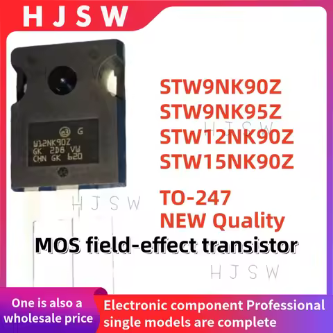 5PCS 100% NEW STW9NK90Z STW9NK95Z STW12NK90Z STW15NK90Z W9NK90Z W9NK95Z W12NK90Z W15NK90Z 9NK90Z 9NK