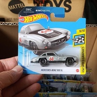 Hotwheels MercedesOriginal benz 300SL IWC SILVER SHORT CARD 2021