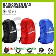 🤗 Rain Cover Bag Aimpro 60L Raincover Carrier Ransel Tas Gunung Keril