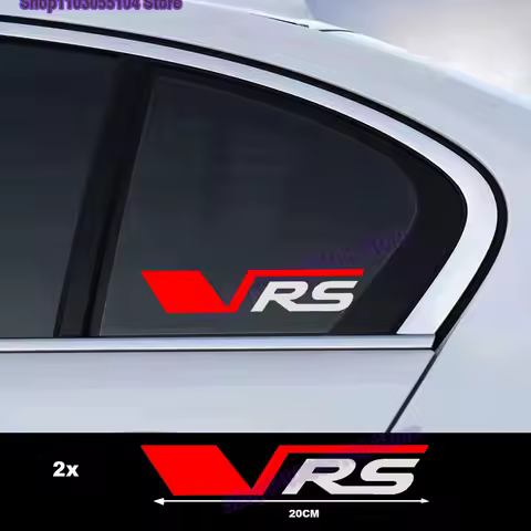 2pcs VRS Car window sticker car body decal For Kamiq Octavia Kodiaq Rapid Superb Fabia Karoq Scala 1