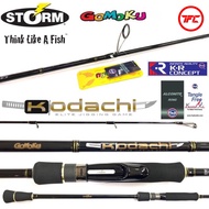 STORM Gomoku Kodachi PE4 Spinning & Overhead Jigging Rod Joran Pancing Saltwater Fast Slow Jig