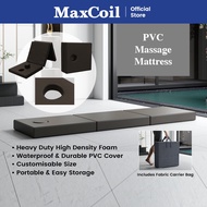 MaxCoil Margo Foldable PVC Massage Mattress (Extra Firm / Waterproof / Heavy Duty)