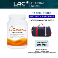 [Expiry Oct 2026] LAC T.A. C-1000 Plus Timed-Release (90 Caplets) Triple Action Vitamin C for Immune