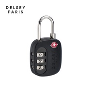 Delsey Paris TSA 3 Digit Combination Padlock Black Accessories