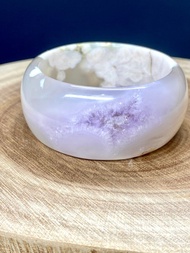 櫻花瑪瑙寬輪胎手鐲58.5