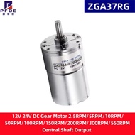 ZGB37RG DC Motor Central axis 12V 24V DC Gear Motor 5RPM/10RPM/50RPM/100RPM/150RPM/200RPM/300RPM  Ec
