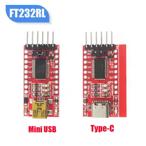 Original FT232RL USB To TTL Serial Adapter Module Type-C/Mini Micro USB 3.3V 5V Level FT232RL Module