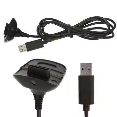 For Microsoft Xbox 360 Wireless Controller Power Supply Charger Cable 1.5 M Game Cables for Xbox 360