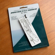 ✨Hong Kong Cathay Pacific Airlines Boeing 777-300ER 77W 747HUI Miss Hui Airplane Skin Keychain Penda